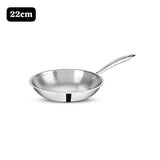 AM3429 Afinito Stainless Steel Triply Fry Pan 22Cm