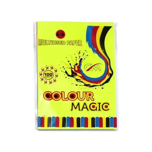 AM2167 S22 Plus Colour Paper A-4 Colour Paper 100 Sheets Multicolour