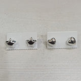 AM5765 Sterling Silver Dot Stud Earrings for Women Girls