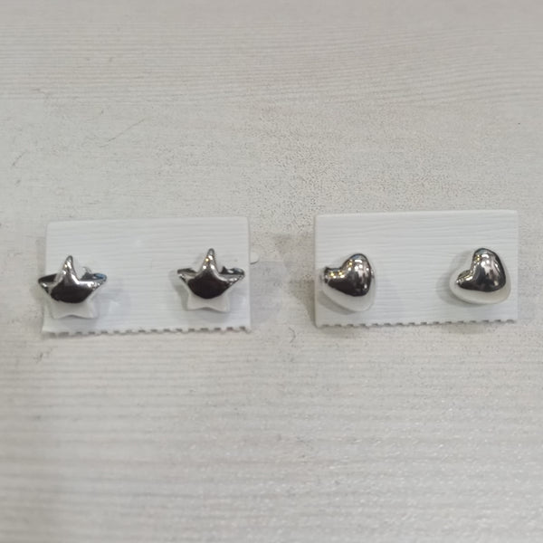 AM5765 Sterling Silver Dot Stud Earrings for Women Girls