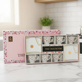 Di0252 The Chai Room 6-Piece Coffee Mug & 2-Piece Platter Set – Premium Gift Box