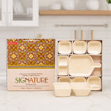 Di0314 Signature 8-Piece Melamine Dinner Set with Serving Platter