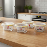 Di0366 Cello Clip-O Fresh Round Container Set of 4pc - Each 240ml
