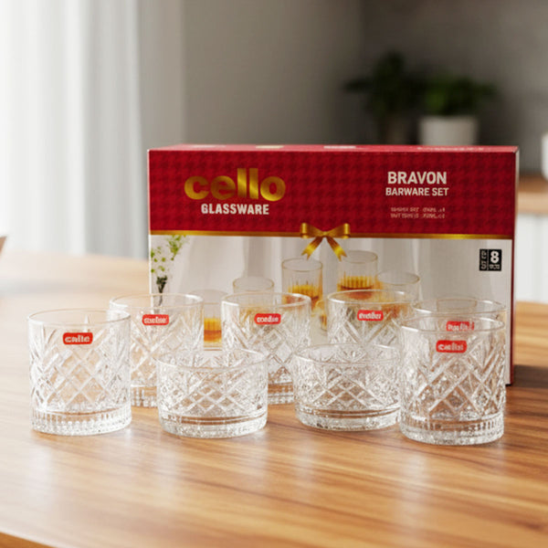 Di0368 Cello Bravon Barware Set of 8pc