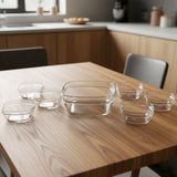 Di0369 Cello Glassware Nadir Pudding Set – 7 Pcs
