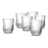 AM2605 Sanjeev Kapoor Diamond SKB-2044 Glass Set Whisky Glass 230 ml,  Clear (Pack of 6)