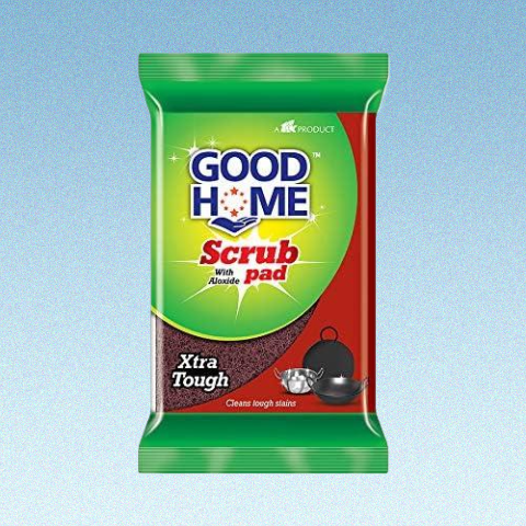 AM2477 Good Home Xtra Tough Scrub Pad 2X Thicker Food Safe Heavy Duty 1 Pcs