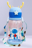 AM2459 Deer Water Bottle Plastic Cartoon Water Bottle 300ml