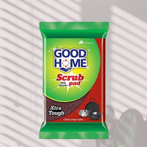 AM2477 Good Home Xtra Tough Scrub Pad 2X Thicker Food Safe Heavy Duty 1 Pcs