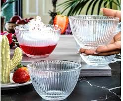 AM3755 Crystal Clear Bowl 130ml Set of 6 Pcs (RG0088)