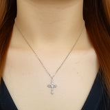 AM5772 Rose Gold Pendant Necklace for Women - Multidesign