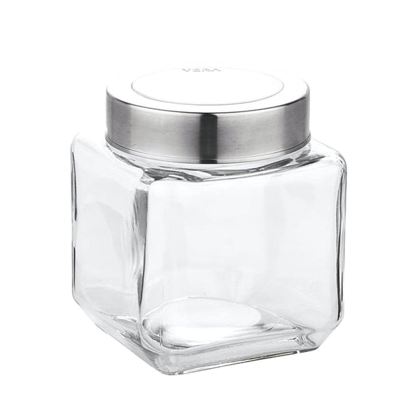 3524 Yera X-Series Square jar with see through cap, 2 Piece Set (KSM600)LOOSE