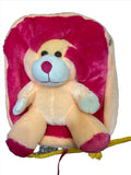 AM0570 teddy Velvet Kids School/Nursery/Picnic/Carry/Travelling Bag  mix - 2 to 5 Age