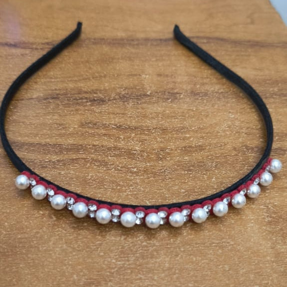 AM5012 Women's Pearly Staggered Hair Band