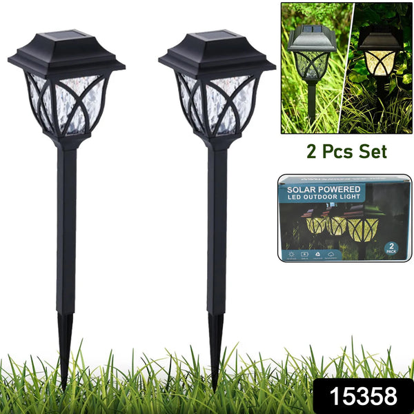 15358 Solar Pathway Lights Outdoor Garden Lights (2 Pcs Set)