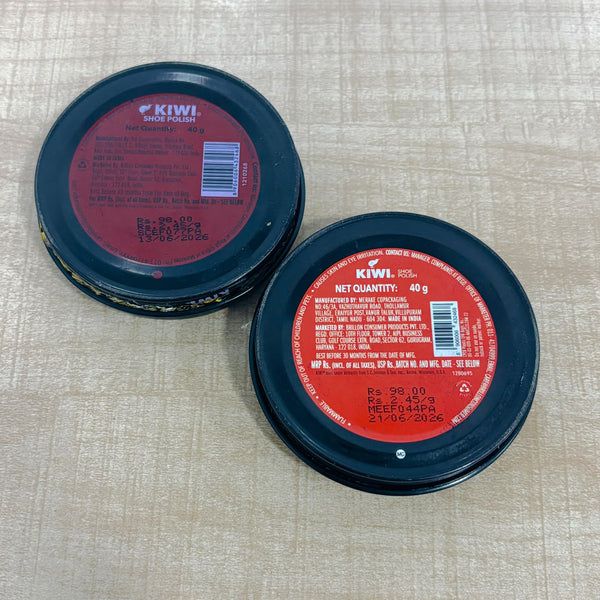 A06623 KIWI Black Wax Leather Polish - 40g ( 1 pcs )