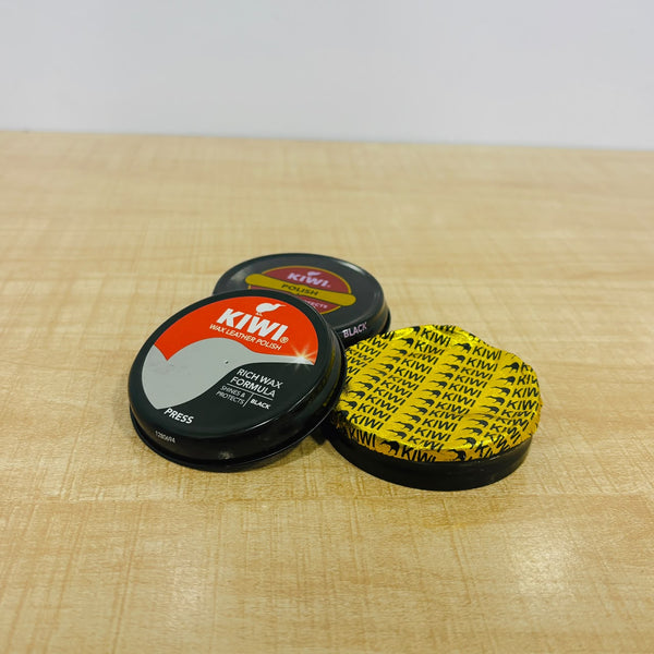 A06623 KIWI Black Wax Leather Polish - 40g ( 1 pcs )