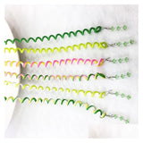 AM1239 Spring Telephone Wire Hair Band For Kids Elastic Spiral Hair Multicolour 1 Piece