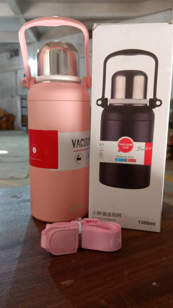 13036 Stainless Steel tumblers 316 Stainless Steel, Vacuum Insulated Cup / Bottle, Portable Travel Kettle / Water Bottle with Handle, Outdoor Large Capacity Sports Kettle Cups / Bottle (1300 ML)