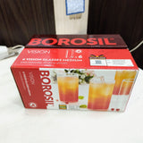 AM5167 Borosil Vision Medium Glass Set (Transparent, 295ml) Set of 6