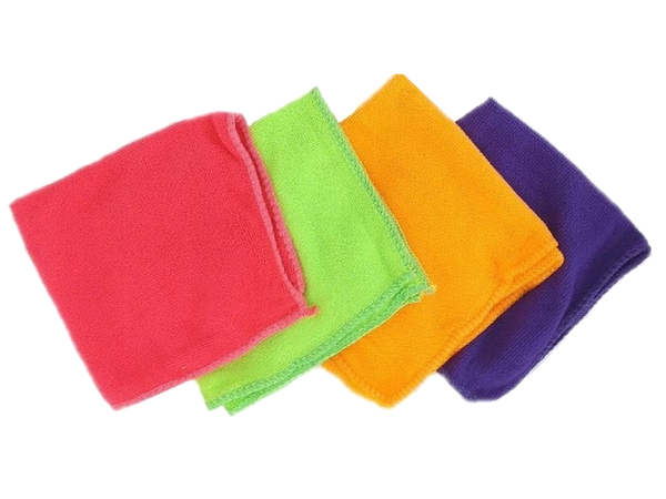 AM2825 Microfiber Cloths Cleaning Extra Large Size 30 X 30 Cm set of 4 pieces