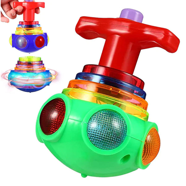 AM0021 Magic Lattoo Spinning Top Toy with LED Flashing Colorful Lights Laser Toy