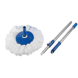 3981 Spin Mop Extendable Handle with Microfiber Refill