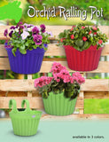 3642 Multicolor Hanging Plastic Planters Orchid Relling , For Plantation.