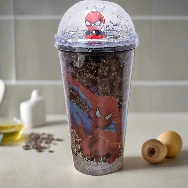 AM5349 3D Look Tumbler Cups with Lid and Light Multi-Color 1pc