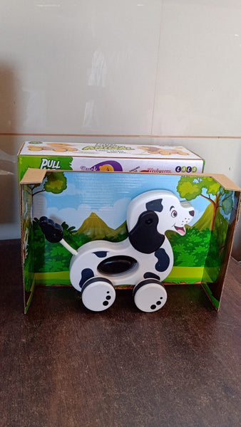 19020 Dog Pull Along Toddler Toy with Attractive Design (1 Pc)