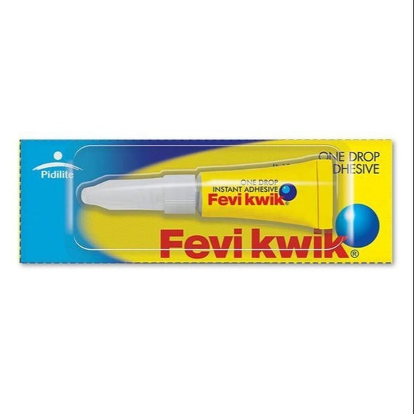 AM3109 Fevikwik Gp 1Gm Drop Instant Adhesive Multipurpose Use Non-Stick, Non-Staining 1 Piece