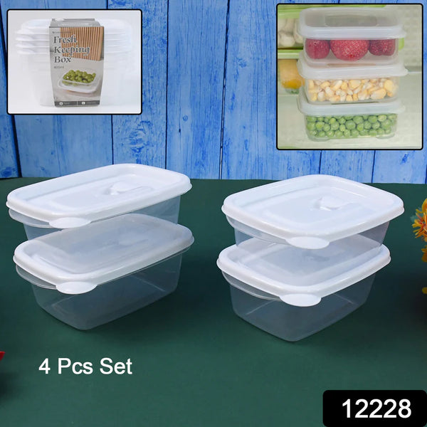 12228 Food Storage Containers-Microwave (4 Pc/400ml)