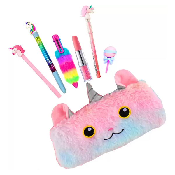 AM2148 Unicorn Pencil Pouch Pencil Pouch Storage Bag Soft Cute Pouches Cotton Pouch