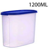 3170 Modular Ovel Transparent Airtight Food Storage Container - 1200 ml