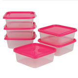 3424 6Pcs Small Cubic Box For Masala And Dry Fruit Container