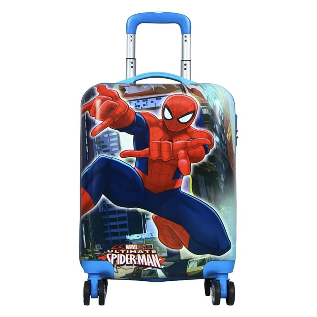 AM0211 Spiderman Design Small Cabin Suitcase Trolley Bags For Kids Boy Amd Deodap