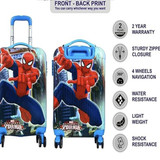 AM0211 Spiderman Design Small Cabin Suitcase Trolley Bags For Kids Boys And Girls (40cm)