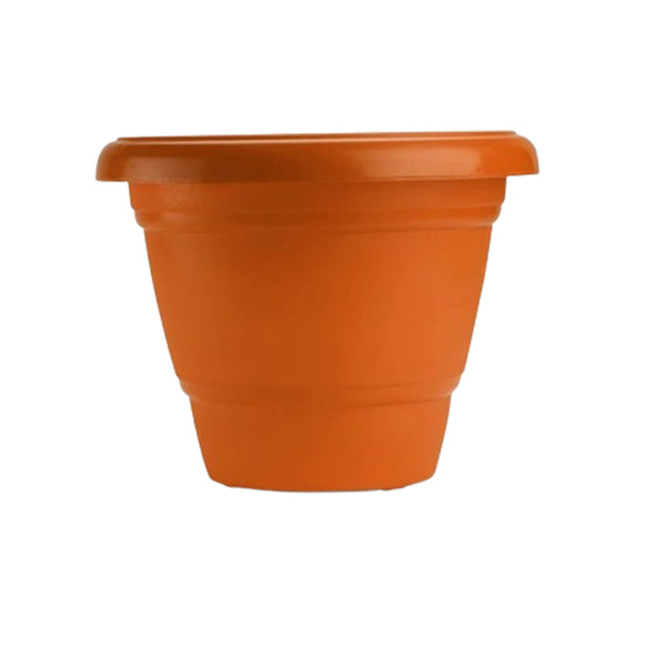 AM0808 Deep Virgin Plastic Round Planter 10inch