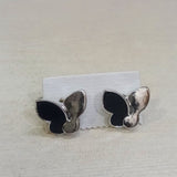 AM5769 Sliver Plated Butterfly Stud Earrings
