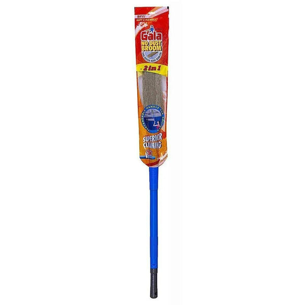 AM2494 Gala No Dust Broom 2 in 1 with Extendable Long Handle broom stick 1 Piece