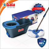 AM2498 Gala Turbo Spin Mop Floor Cleaning Mop stick big wheel with 2 Refills