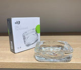 AM3090 Deli Glassware YG1024 Glass Ashtray, Crystal Ashtrays for Cigarettes, Home Cigar Ashtrays 1 Piece