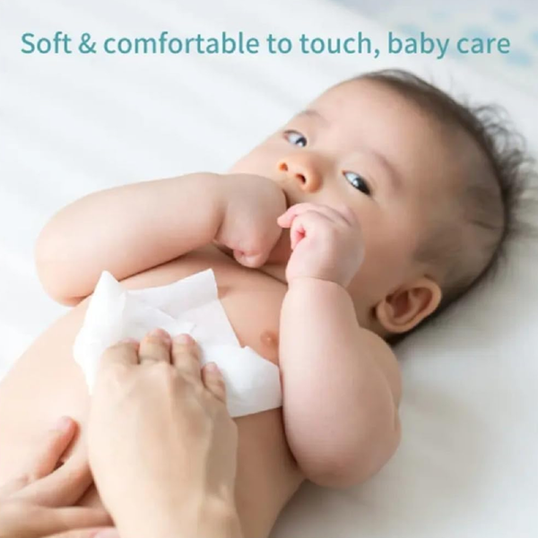 AM6413 Mini Baby Wipes Disposable Portable Pocket Water Wipes (64 Wipes X 1 Pack)
