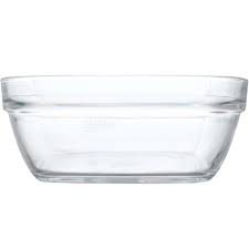 AM3736 Shine Max The Precious series Square 200ml Glass Bowl Set of 1 (SMB216)