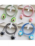 AM3665 4in1 Spiral Cable Protector case with Cute Cartoon