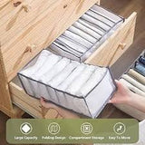 AM7639 Henfang Foldable Mesh Drawer Organizer Grid Storage Box For Socks And Underwear, 11 Compartments