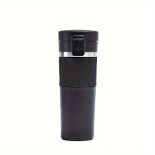 AM0465 Coffee  Mug, rubber grip Vacuum Coffee Tumbler with Leakproof Flip Insulated Coffee Mug, for Hot and Cold Water Coffee and Tea in Travel Car Office School