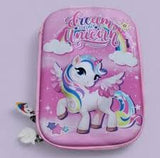 AM2324 Eva RJ Opp Big Pencil Case Large Zippered Unicorn Multicolour pencil box