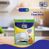 AM0685 Sponge Wipes for Kitchen & Home Cleaning  unit 3wipes , Biodegradable Material, Super Absorbant (Multicolor)