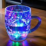 0619 Led Glass Cup (Rainbow Color)